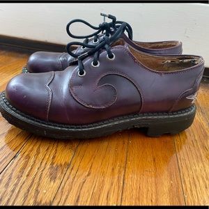 John Fluevog Vintage 7th Heaven Swirl Oxfords